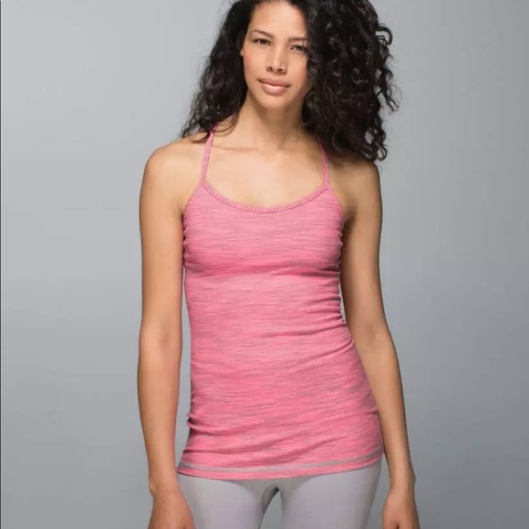 lululemon athletica Tops - Lululemon Pink Power Y Tank Top
